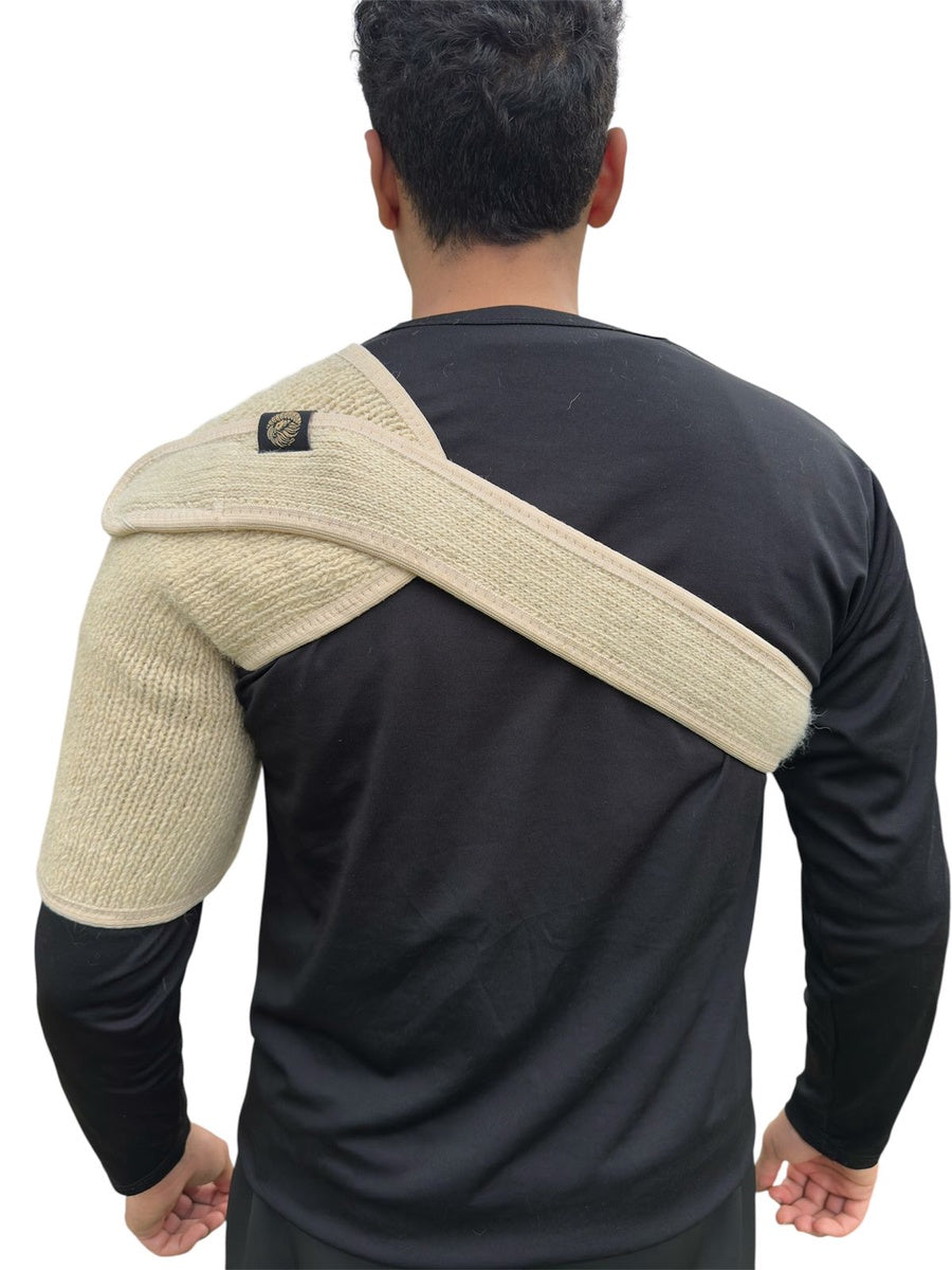 مشد الكتف مصنوع من الصوف الطبيعي